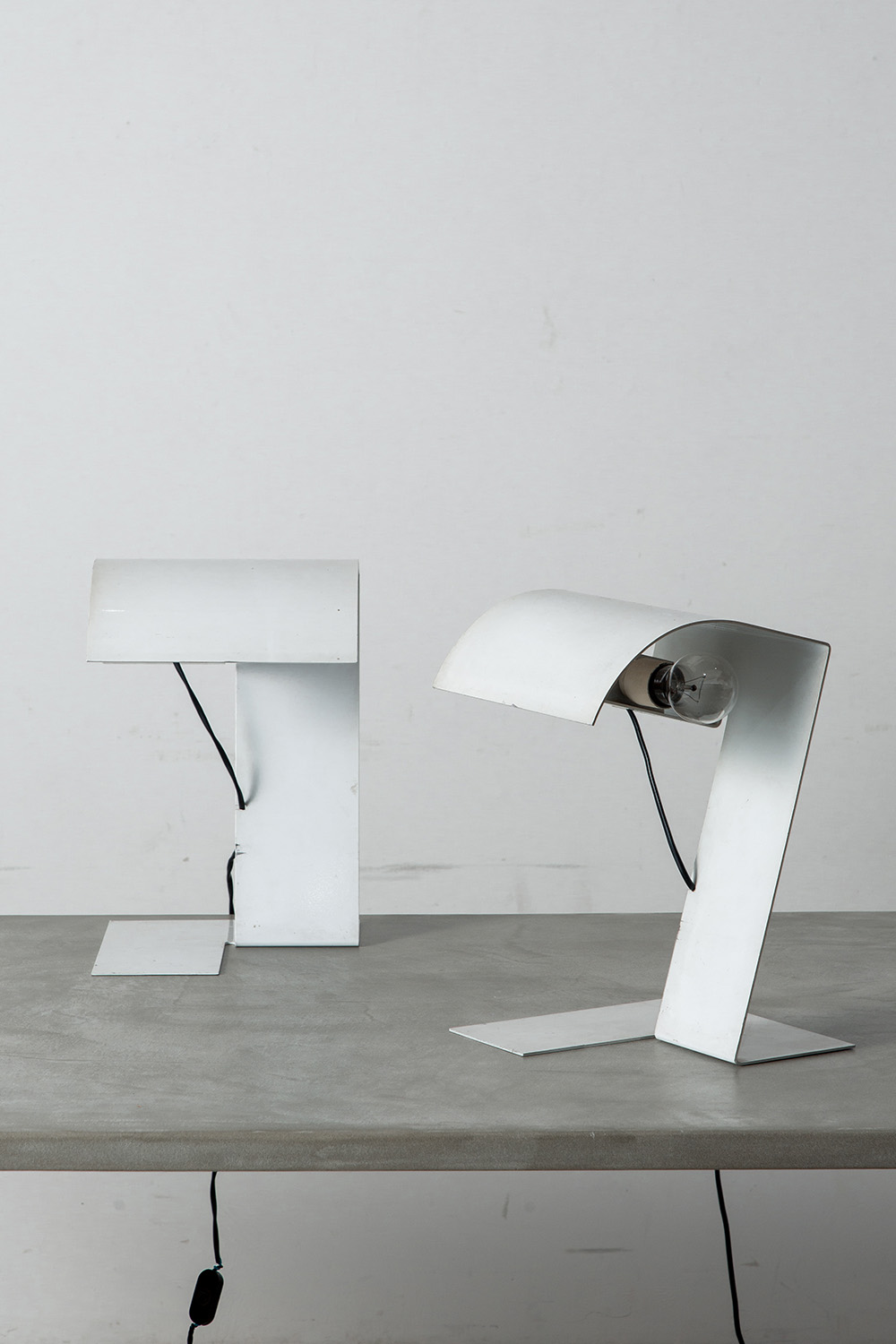 ‘Blitz’ Table Lamp by Francesco Trabucco for Stilnovo in Metal