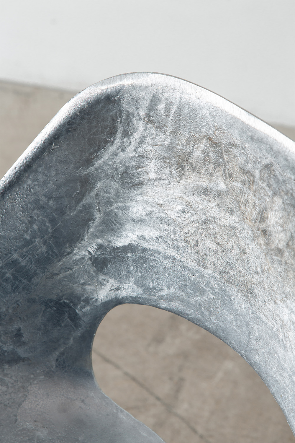 ‘Tulip’ Chair by Pierre Guariche for Steiner in Aluminium and Steel