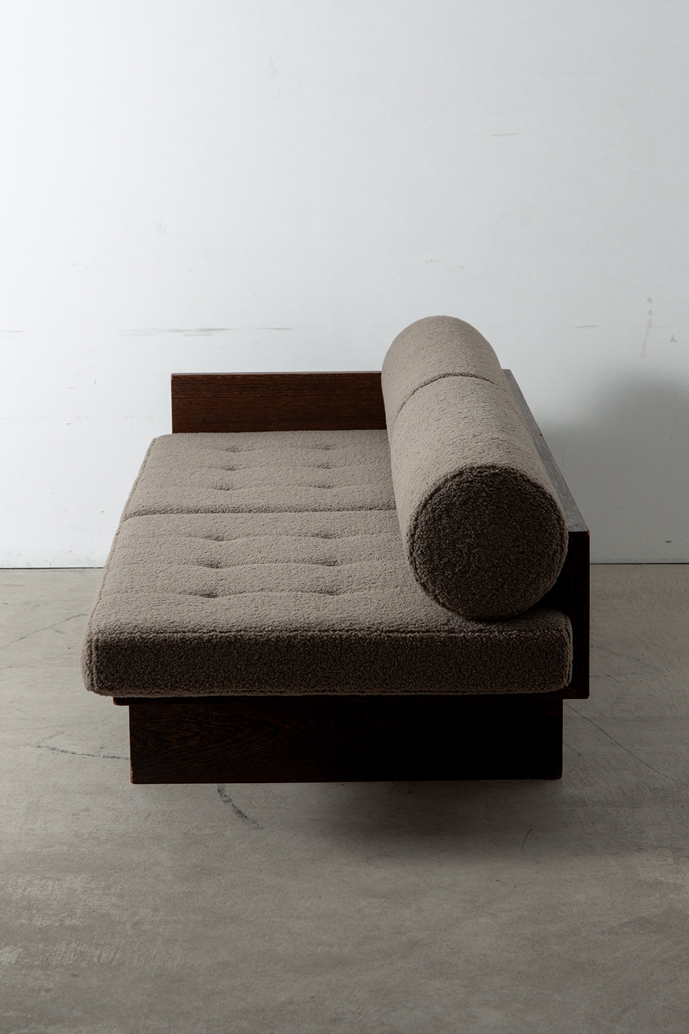 3 Seater Sofa by Hein Stolle in Wenge and Fabric