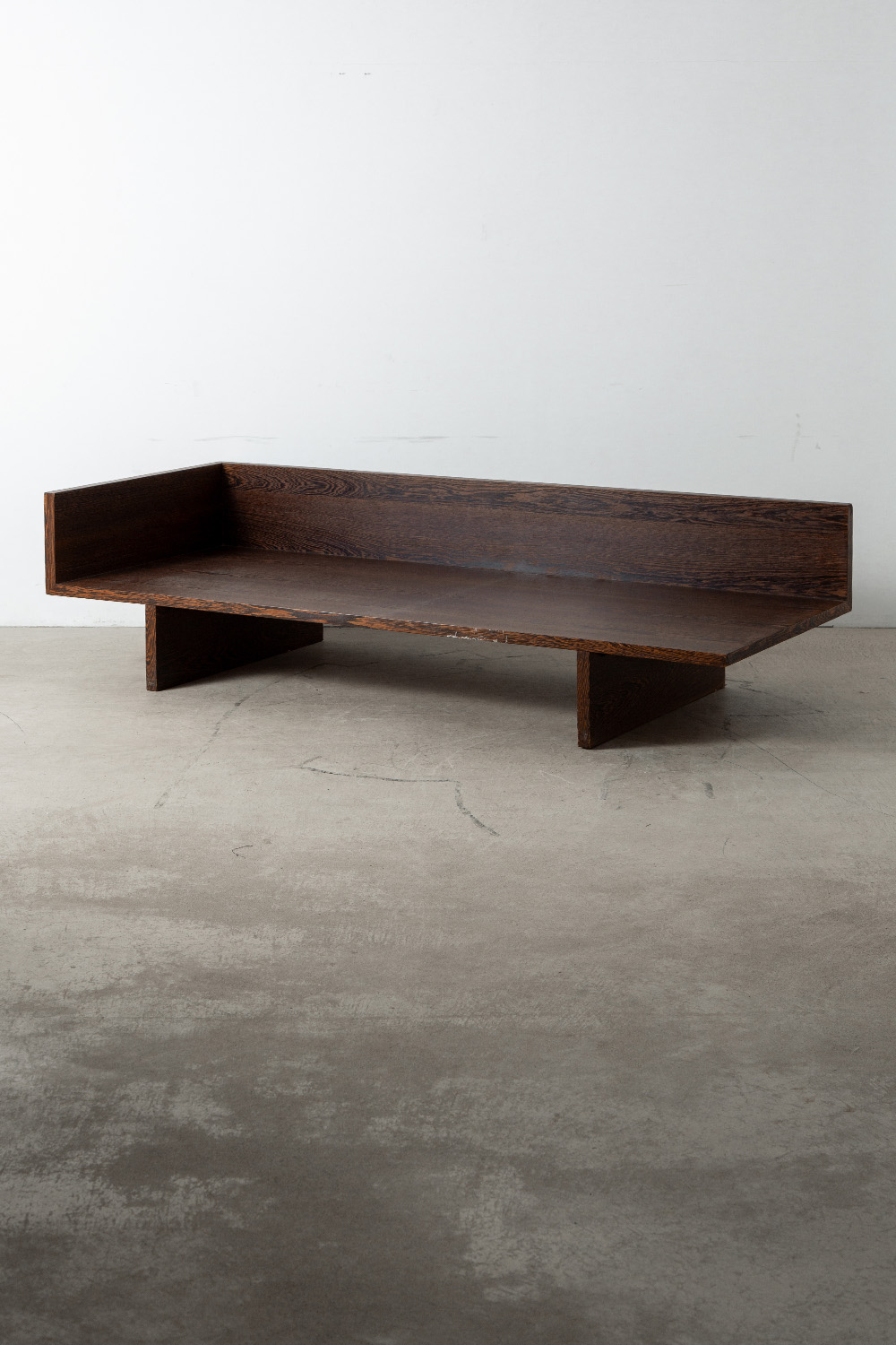 3 Seater Sofa by Hein Stolle in Wenge and Fabric