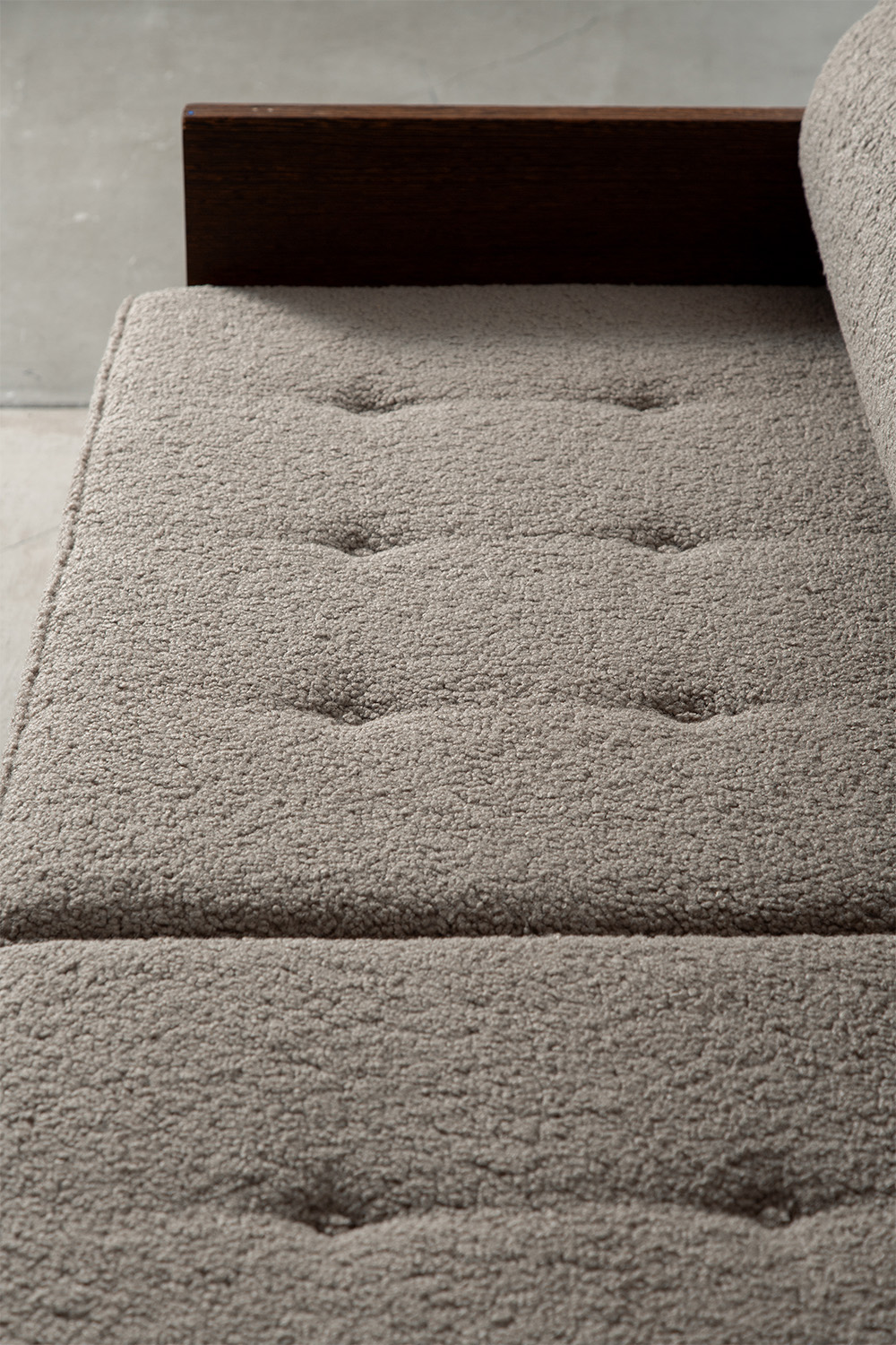 3 Seater Sofa by Hein Stolle in Wenge and Fabric