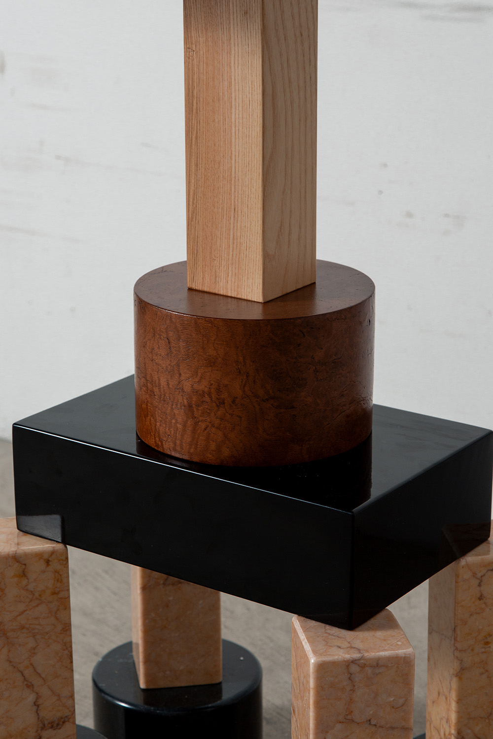 ‘Demistella’ Console Table by Ettore Sottsass for Up&Up in Travertine and Wood