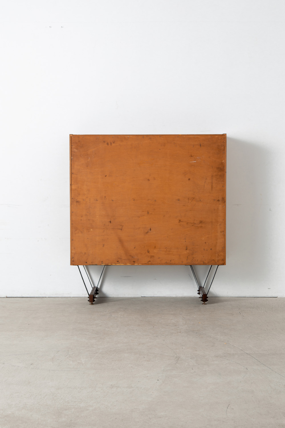 Cabinet by Enzo Strada for Fratelli Tenani in Wood and Steel