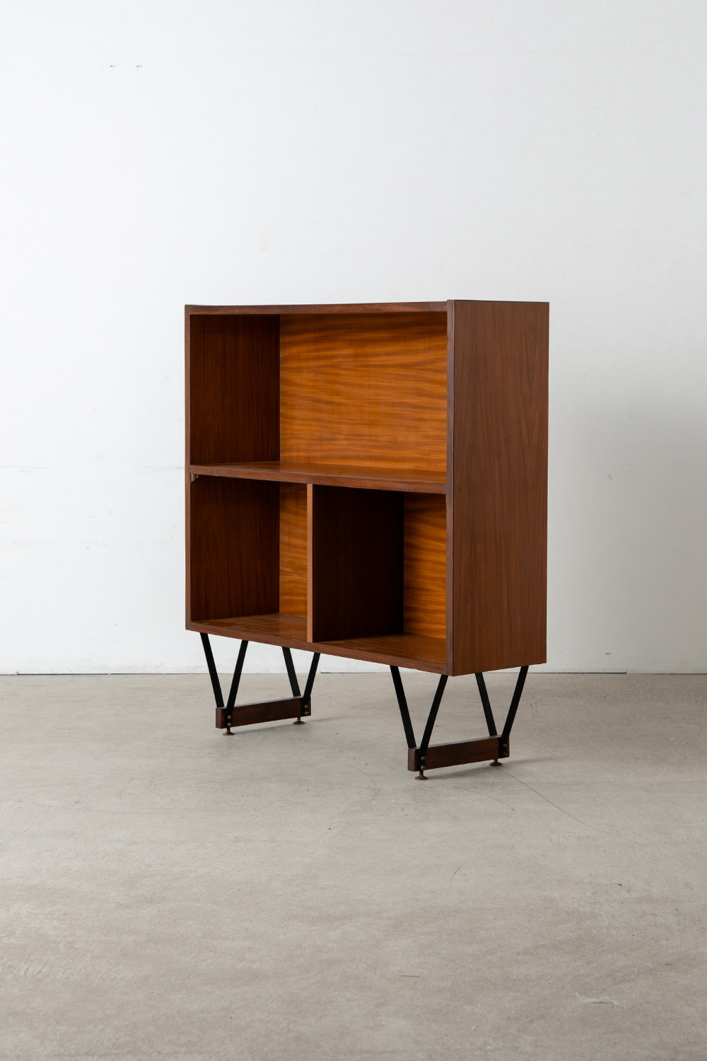 Cabinet by Enzo Strada for Fratelli Tenani in Wood and Steel