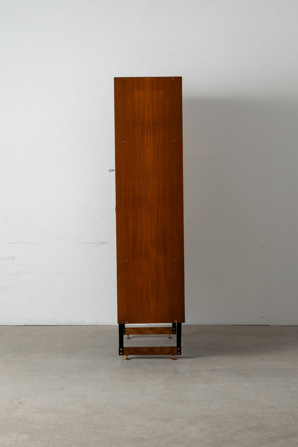 Cabinet by Enzo Strada for Fratelli Tenani in Wood , Steel and Brass