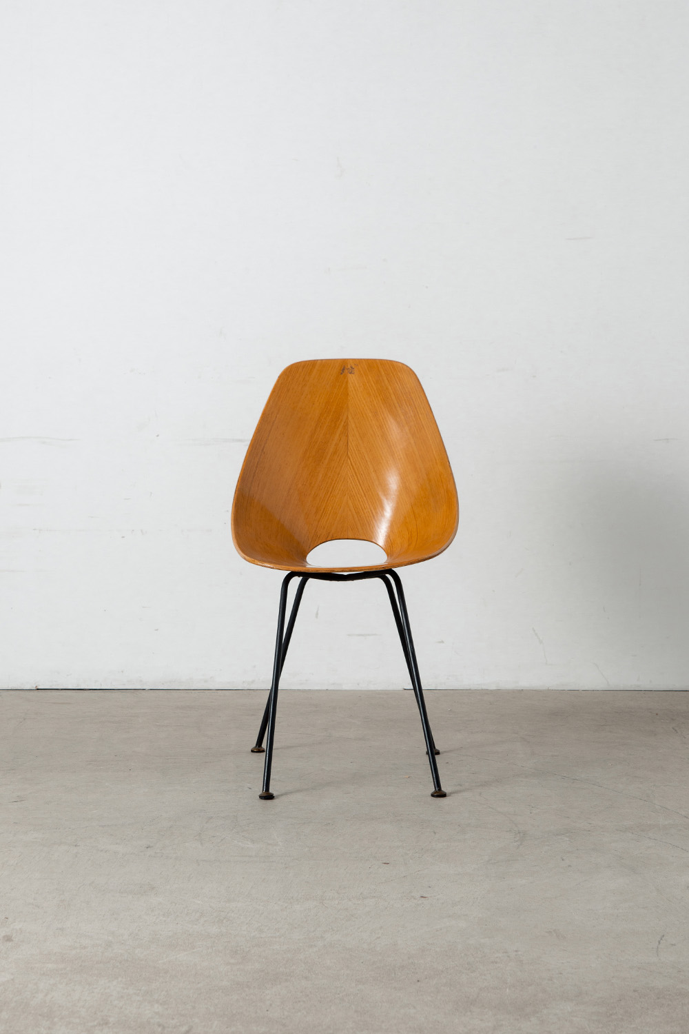 ‘Medea’ Chair by Vittorio Nobili for Tagliabue F.lli in Plywood and Steel