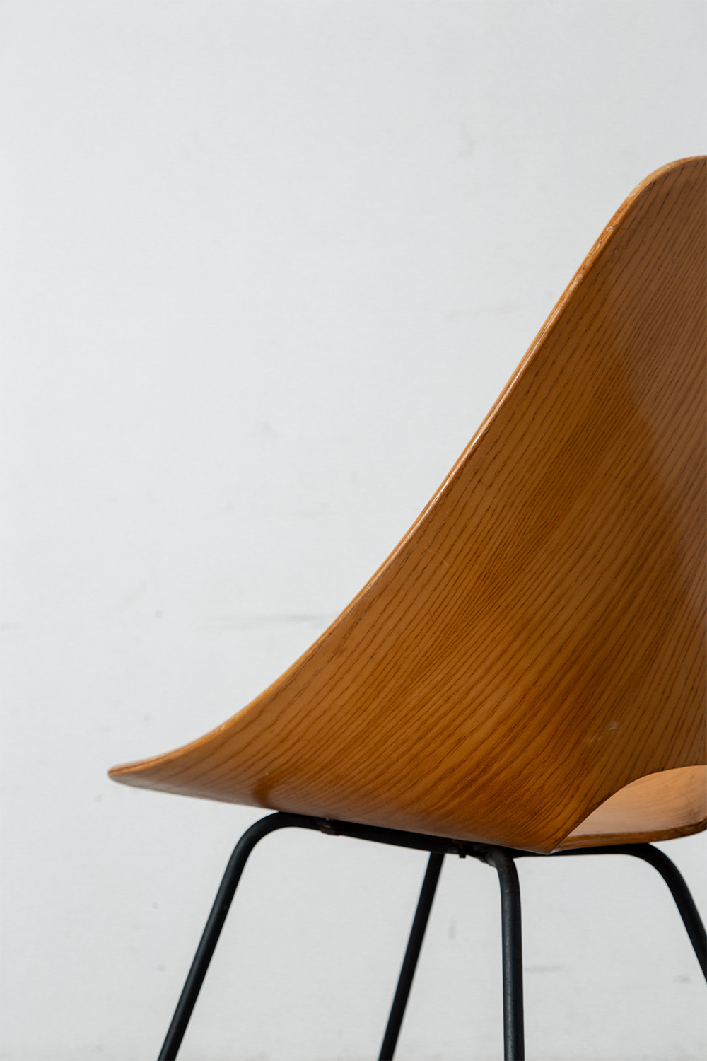 ‘Medea’ Chair by Vittorio Nobili for Tagliabue F.lli in Plywood and Steel