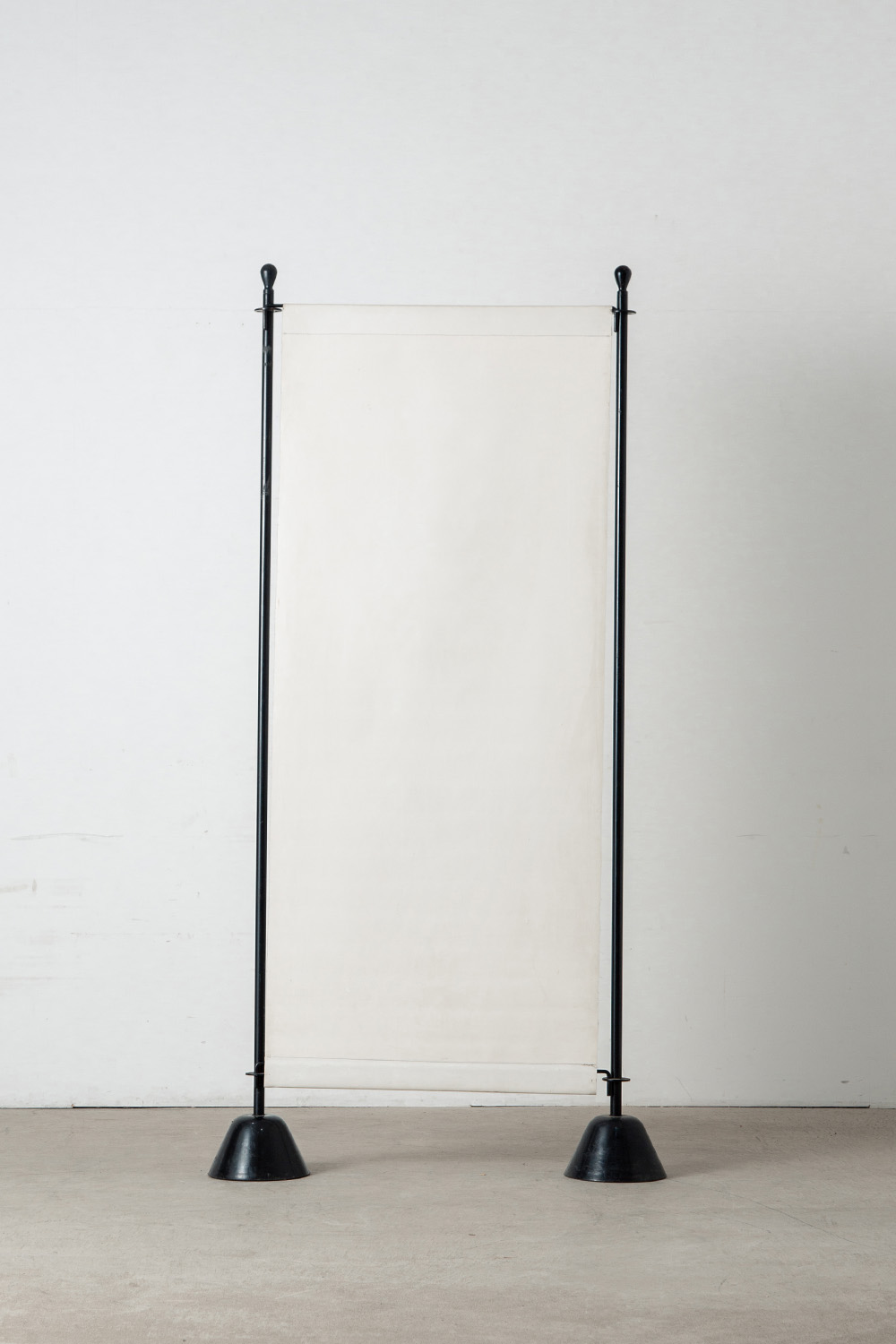 ‘Servento’ Screen by Achille Castiglioni for Zanotta in Rubberized Fabric , Steel and Plastic
