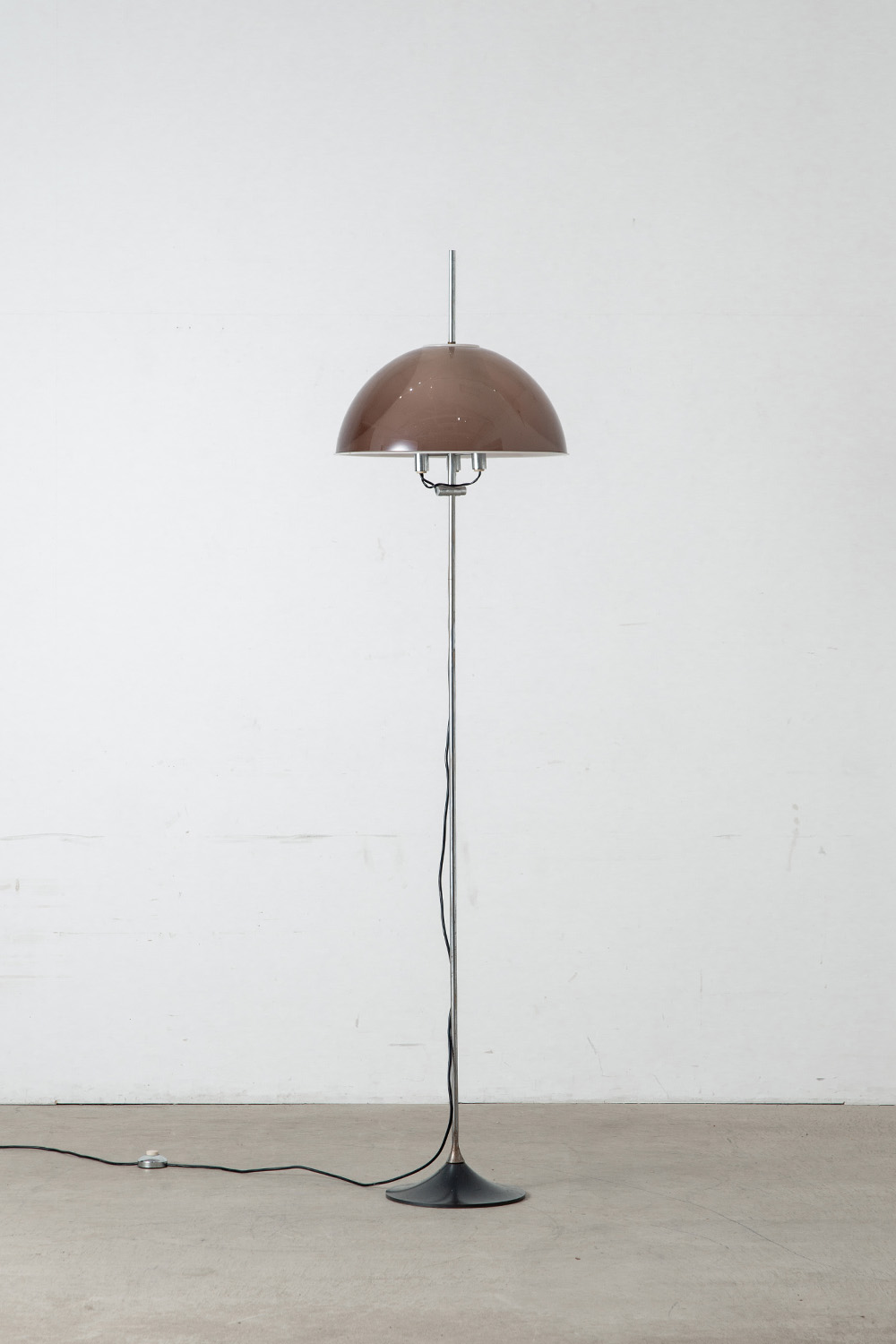 Adjustable Floor Lamp by Elio Martinelli for Martinelli Luce in Steel and Acryl