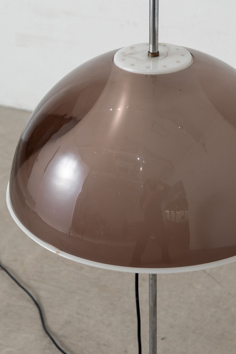 Adjustable Floor Lamp by Elio Martinelli for Martinelli Luce in Steel and Acryl