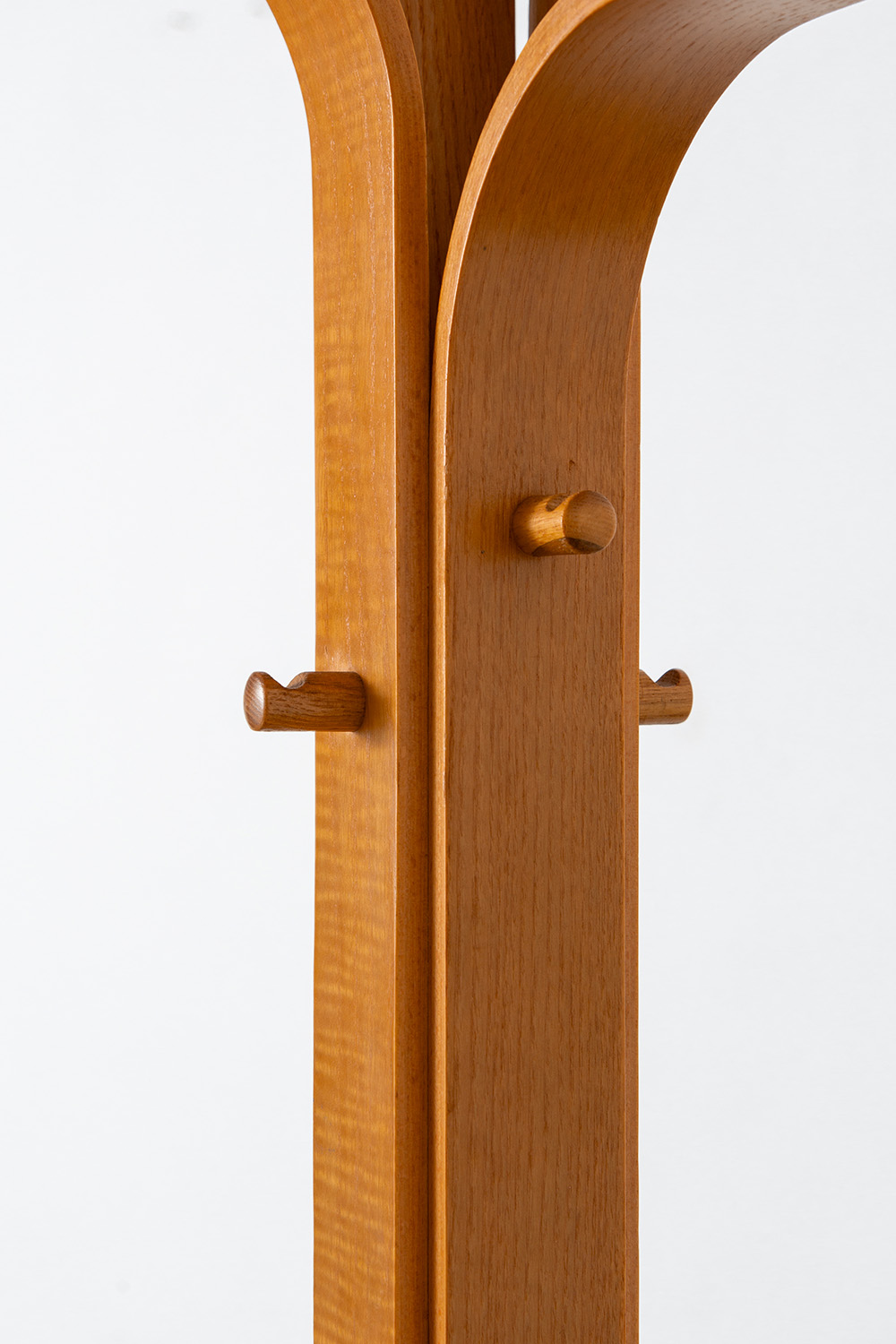 Coat Rack in Wood and Marble