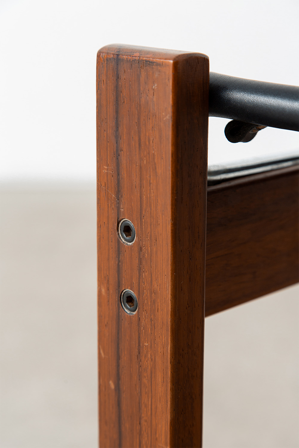 Dining Chair in Wood and Leather