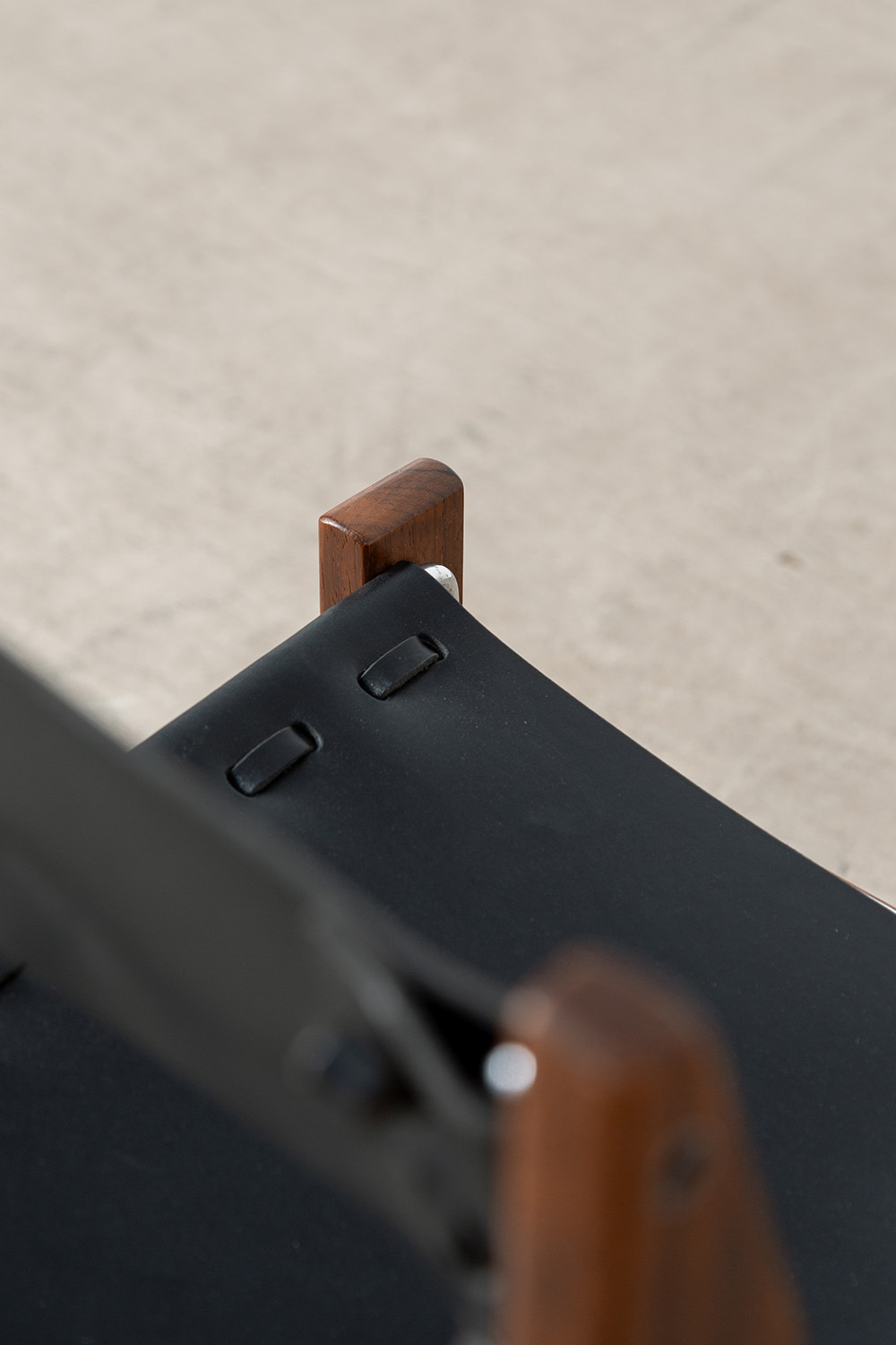 Dining Chair in Wood and Leather