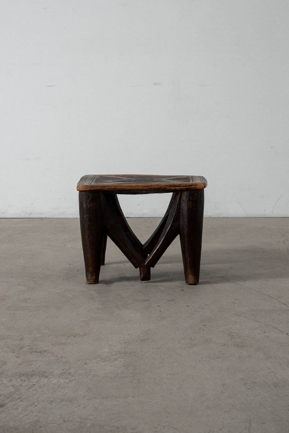 Primitive Stool in Wood