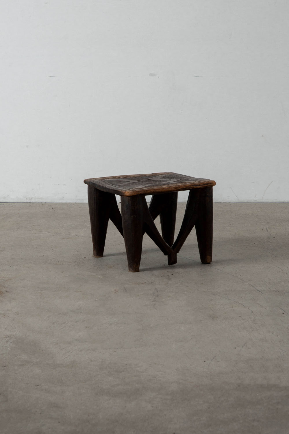 Primitive Stool in Wood