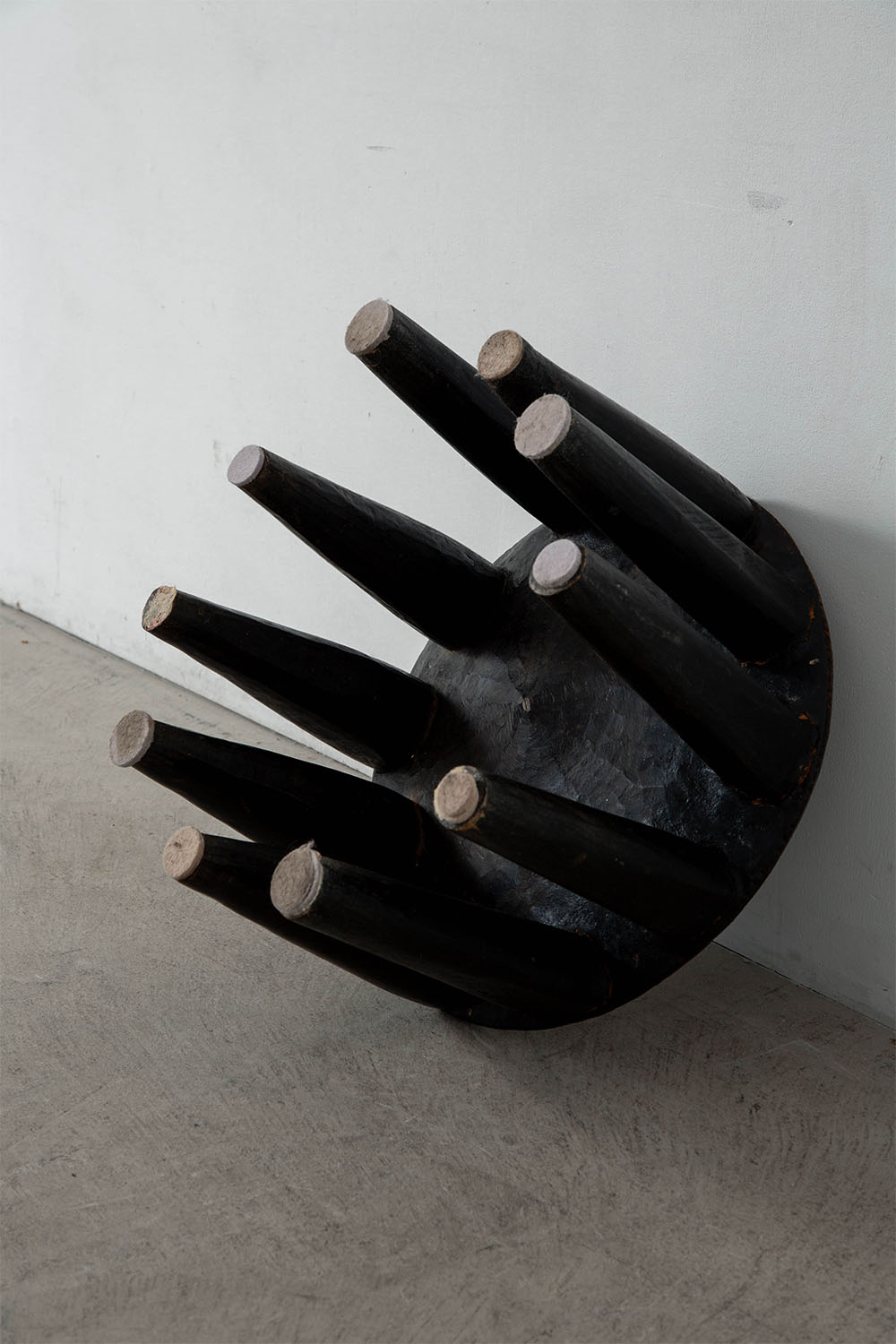 Primitive Stool in Wood