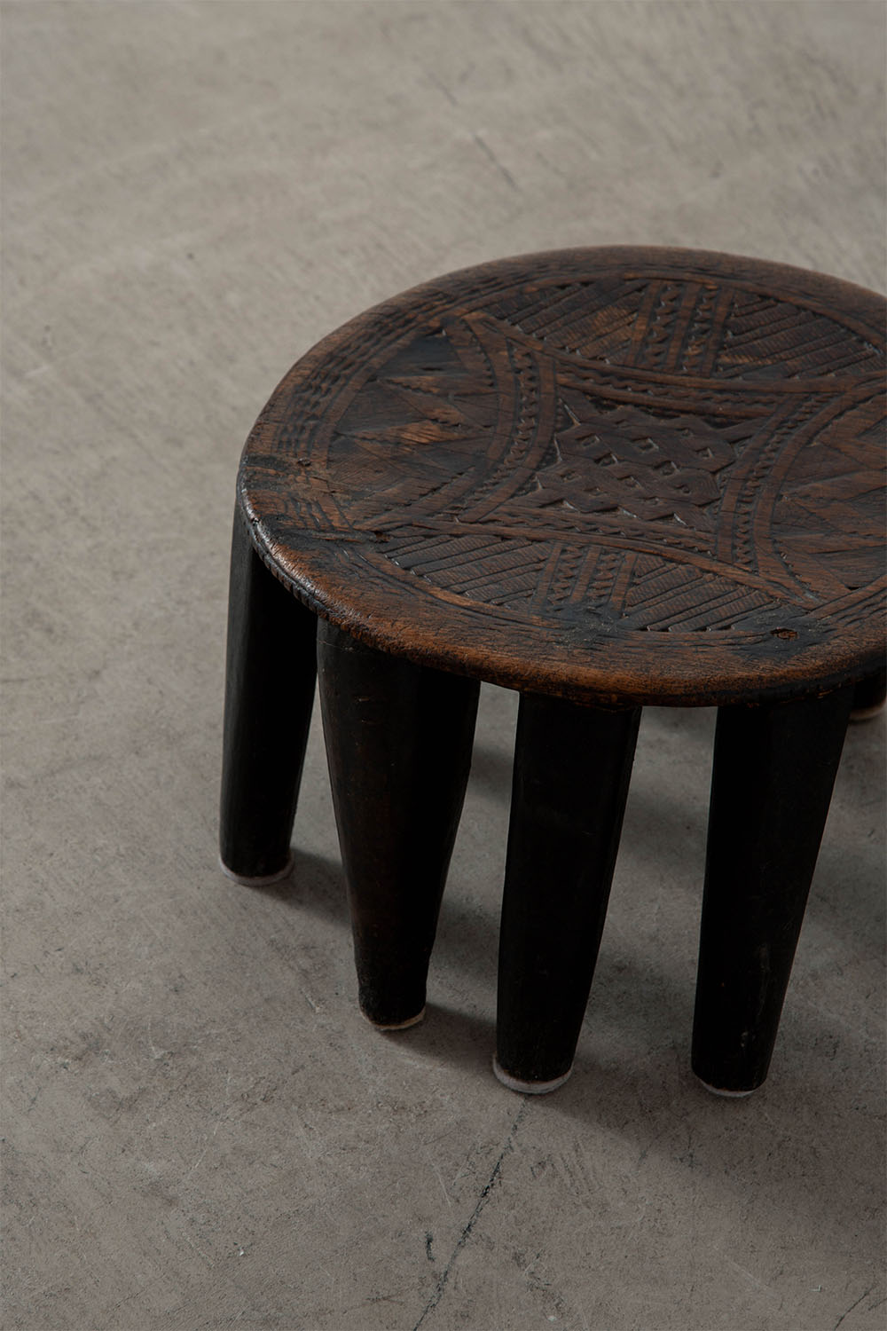Primitive Stool in Wood