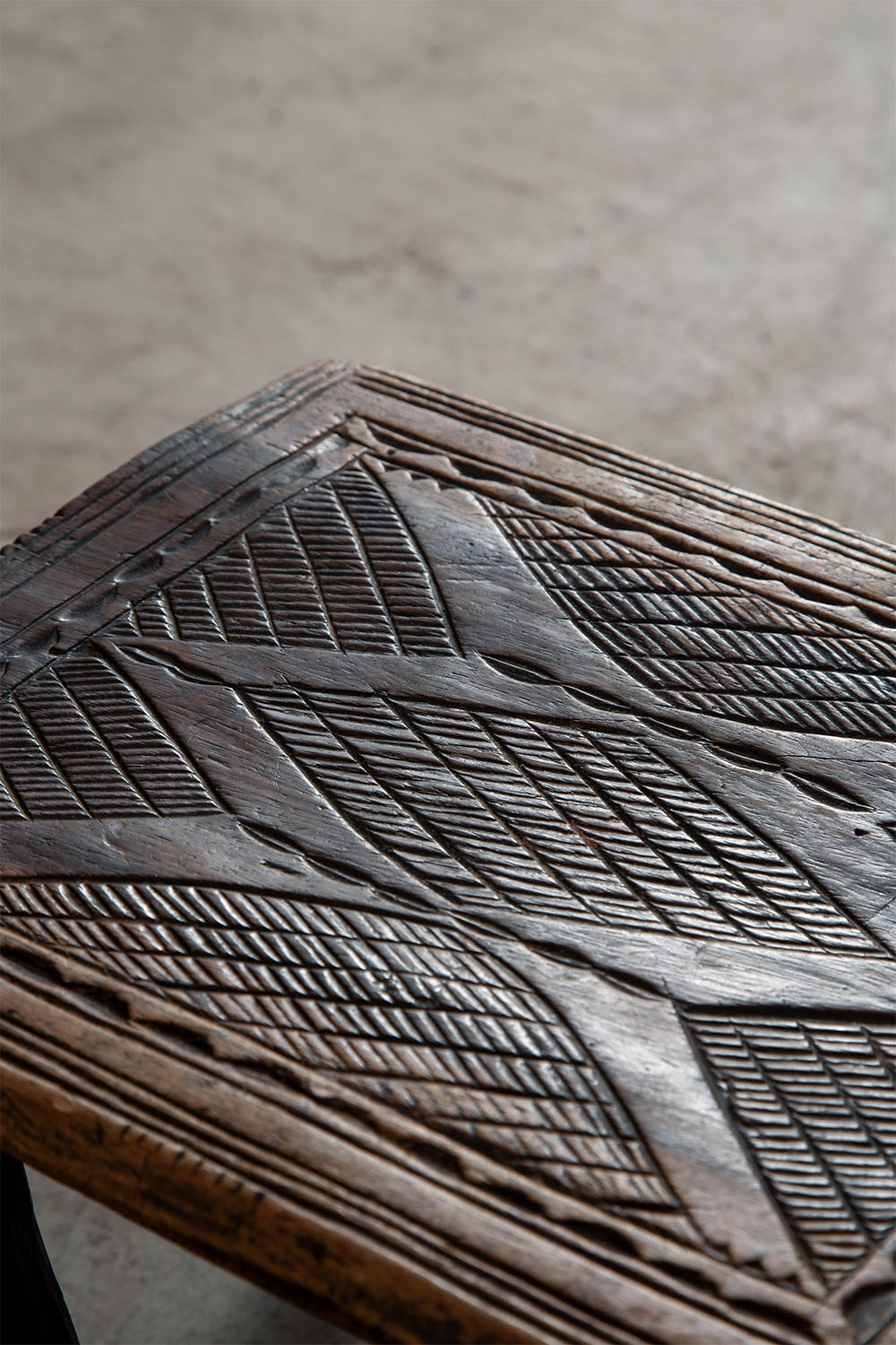 Primitive Stool in Wood