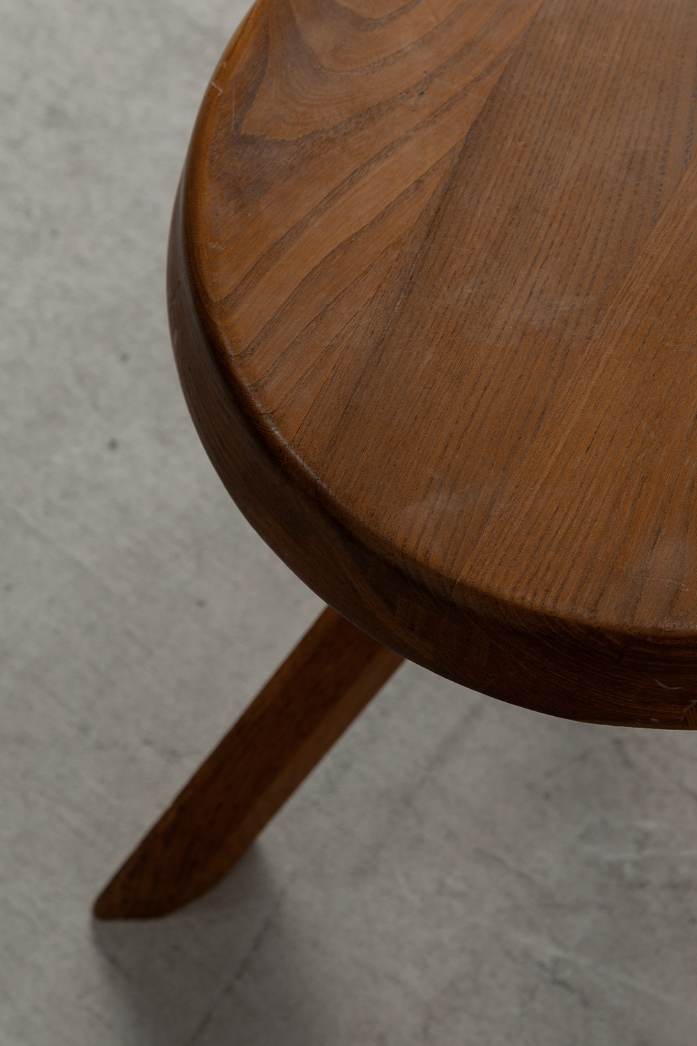 S31 Stool by Pierre Chapo in Elm Wood