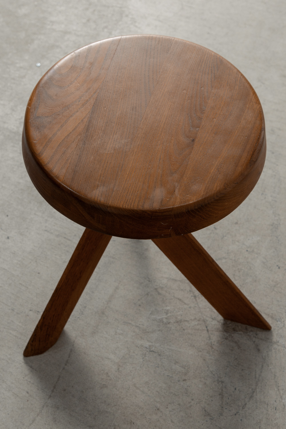 S31 Stool by Pierre Chapo in Elm Wood