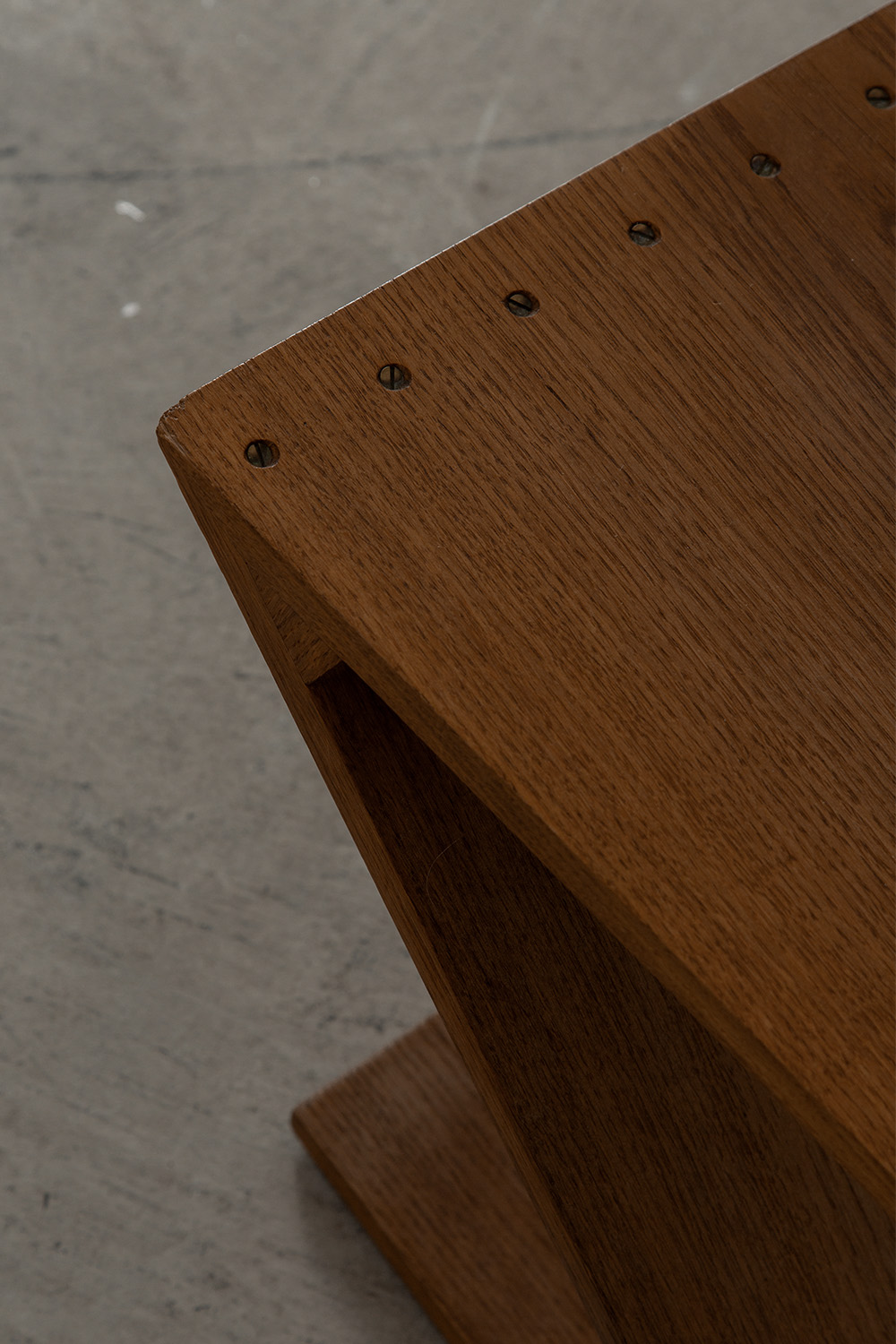 Zig Zag Chair by Gerrit Thomas Rietveld for METS & CO Edition in Wood and Brass