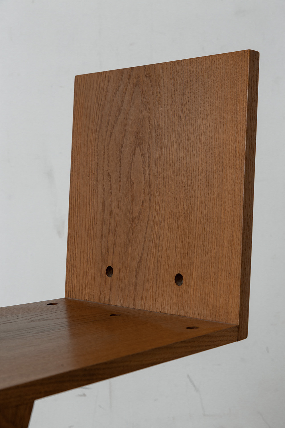 Zig Zag Chair by Gerrit Thomas Rietveld for METS & CO Edition in Wood and Brass