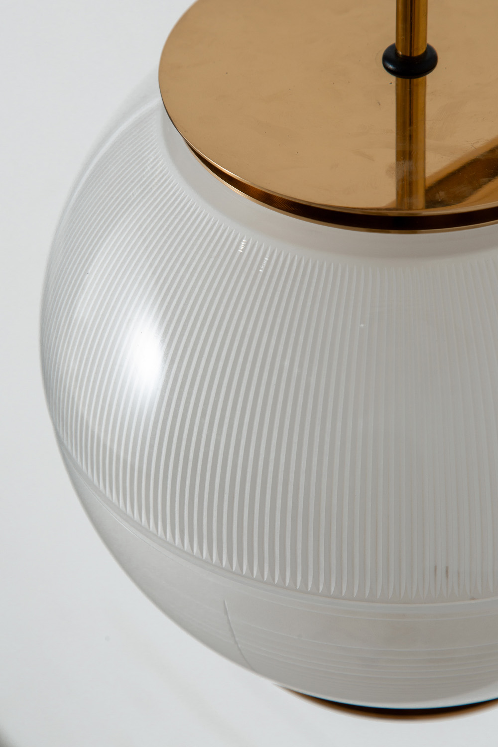 Doppio Vetro Applique Wall Lamp by Ignazio Gardella for TATO in Brass and Glass