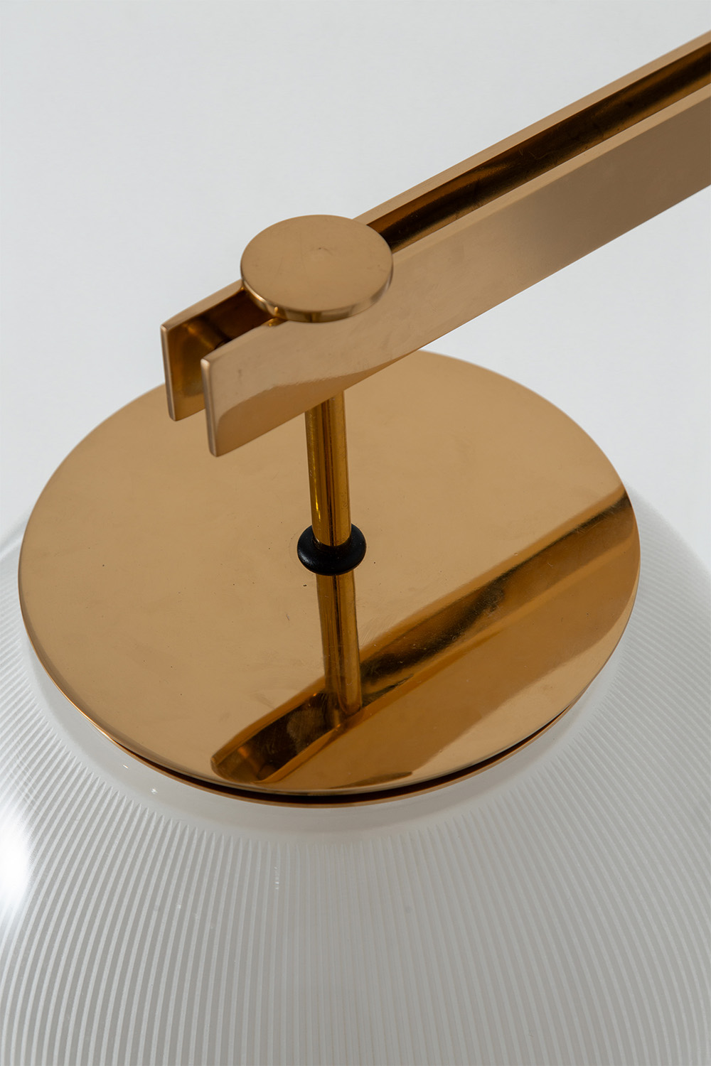 Doppio Vetro Applique Wall Lamp by Ignazio Gardella for TATO in Brass and Glass