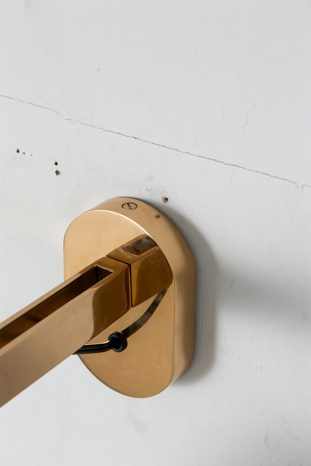 Doppio Vetro Applique Wall Lamp by Ignazio Gardella for TATO in Brass and Glass
