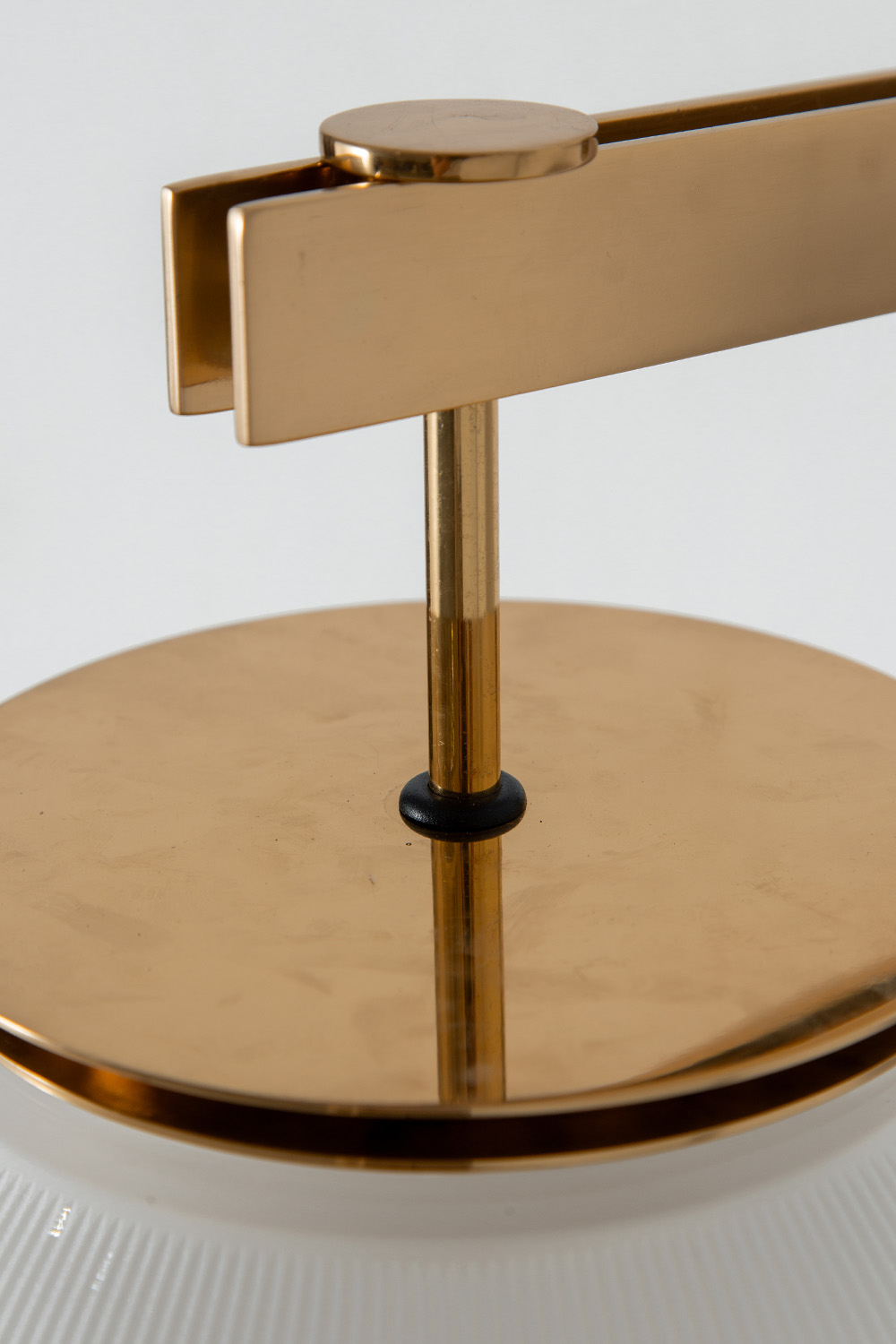 Doppio Vetro Applique Wall Lamp by Ignazio Gardella for TATO in Brass and Glass