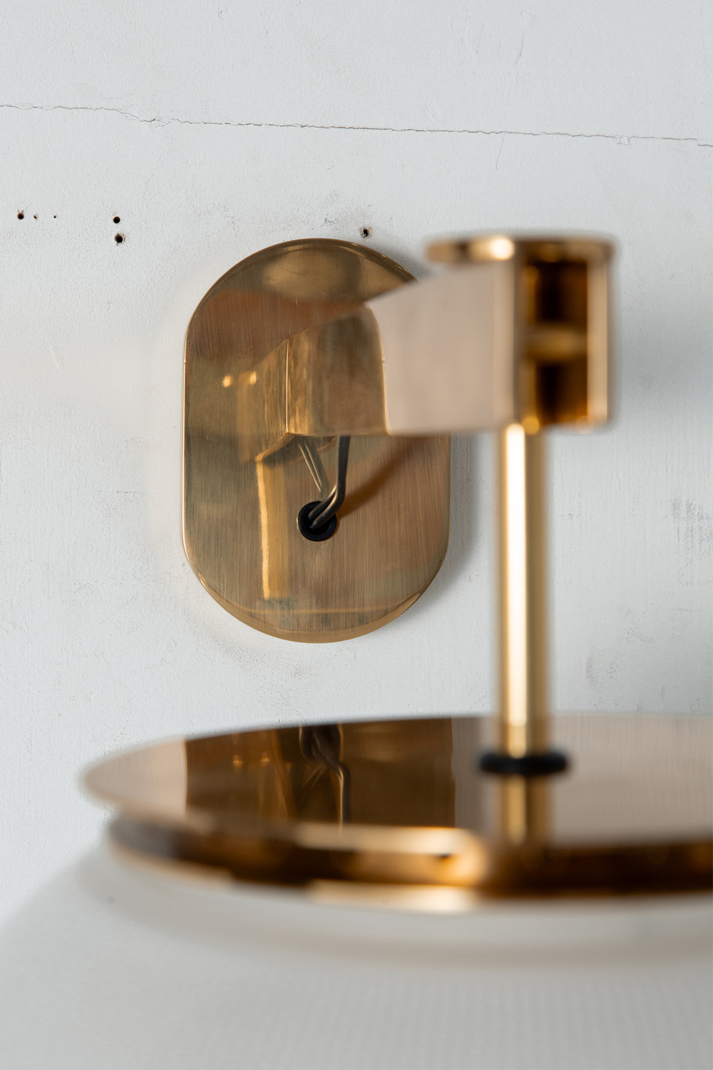 Doppio Vetro Applique Wall Lamp by Ignazio Gardella for TATO in Brass and Glass
