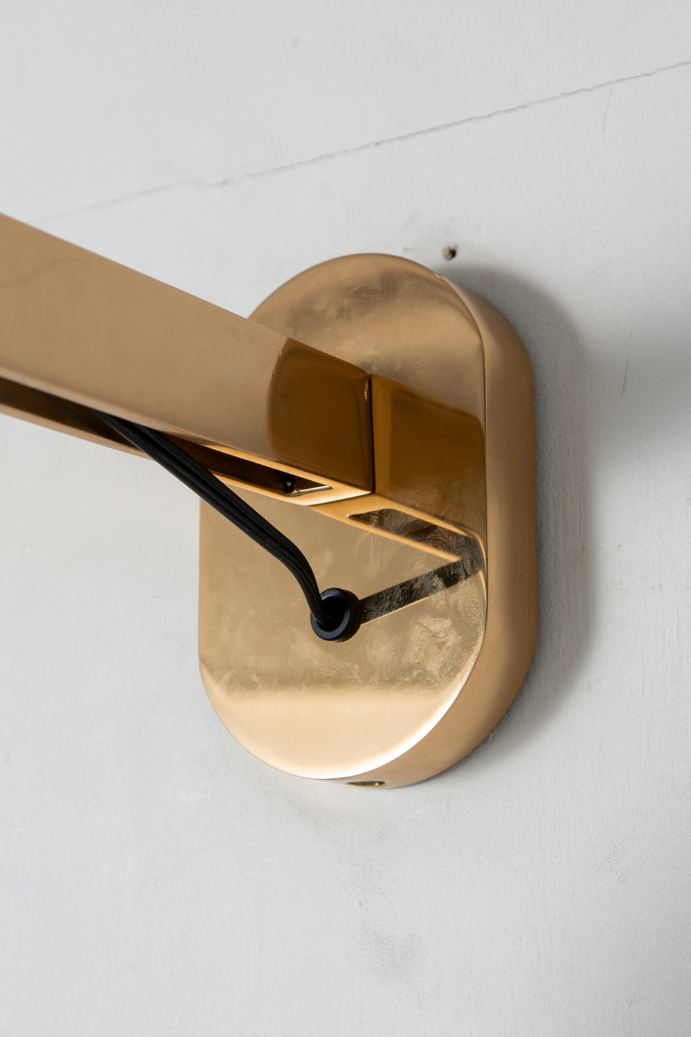 Doppio Vetro Applique Wall Lamp by Ignazio Gardella for TATO in Brass and Glass