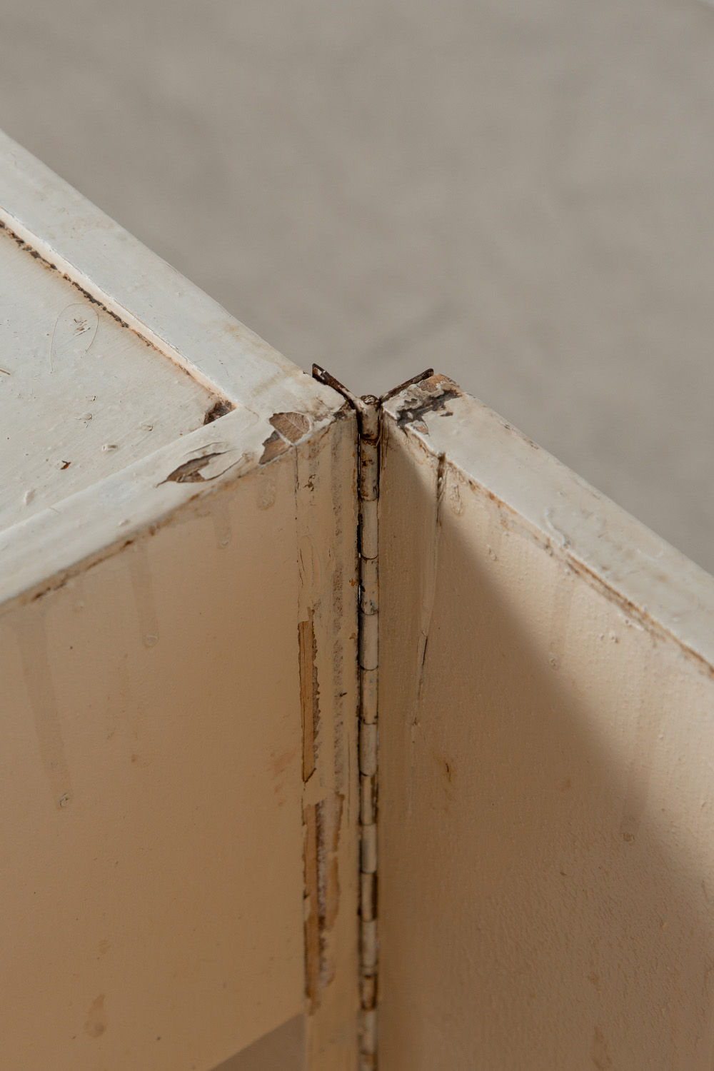 Folding Desk and Chair Unit in Wood