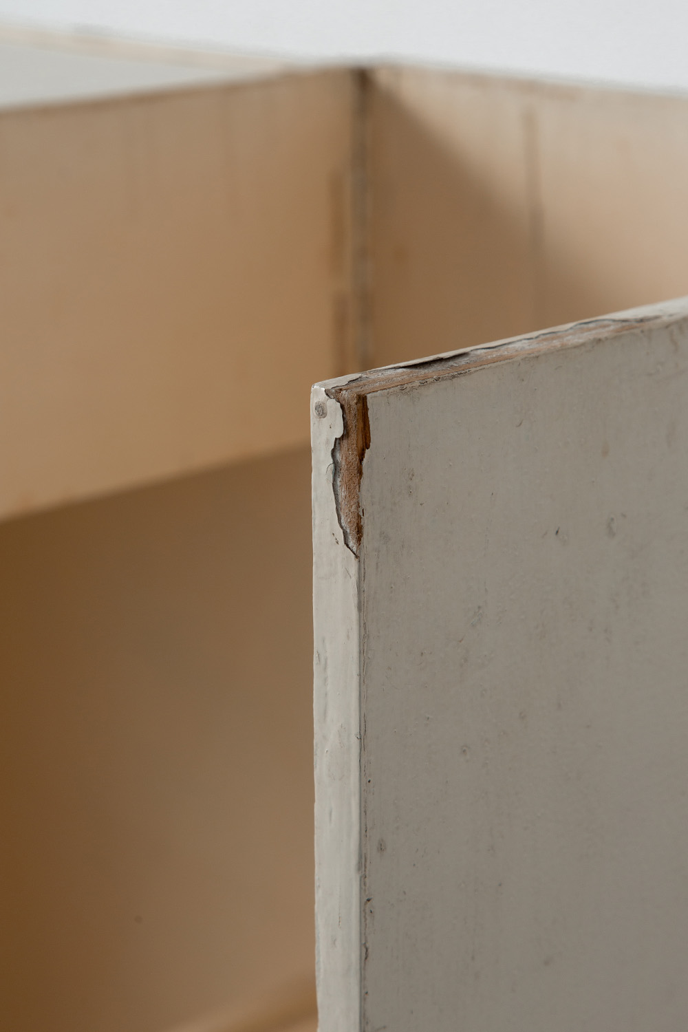 Folding Desk and Chair Unit in Wood