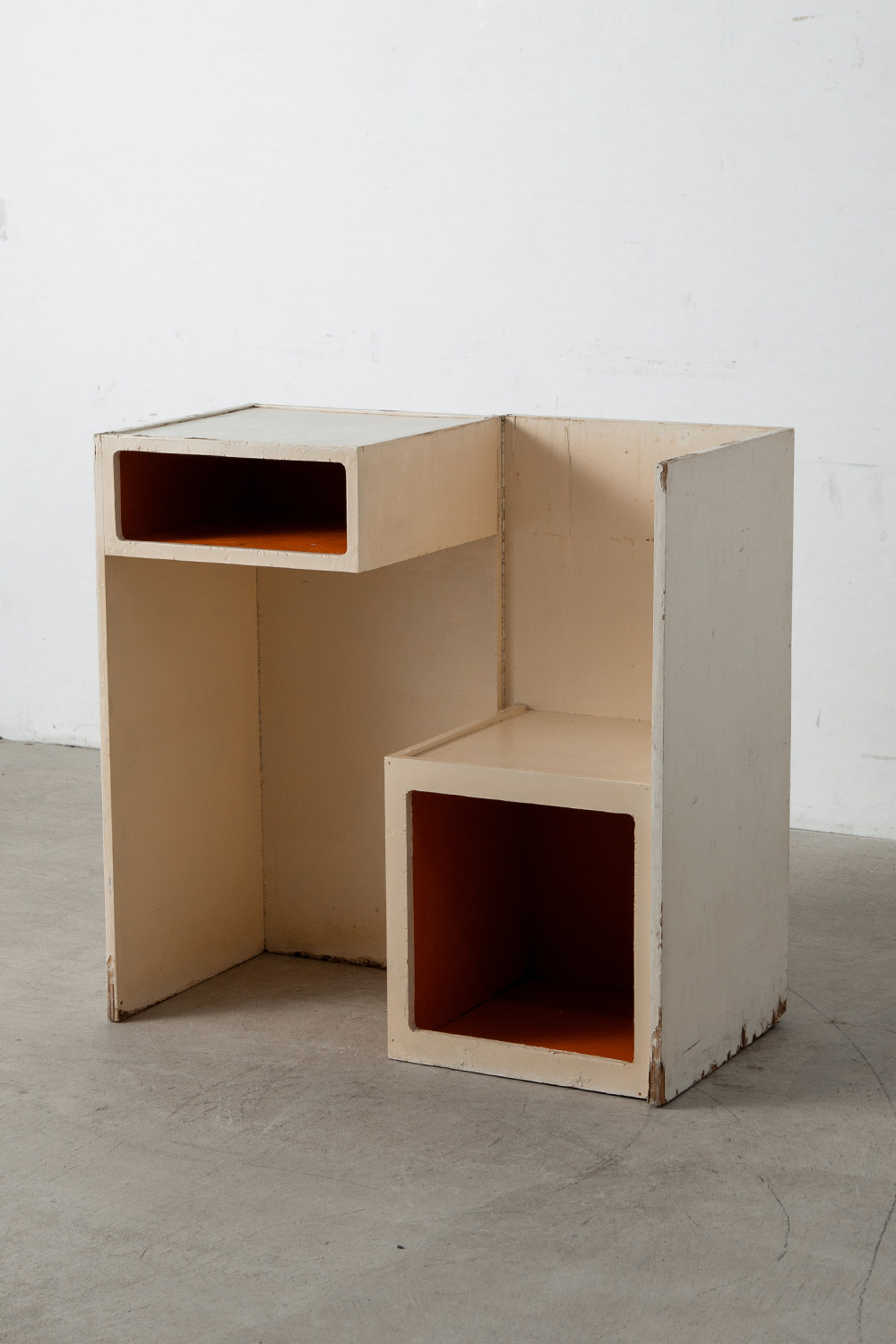 Folding Desk and Chair Unit in Wood