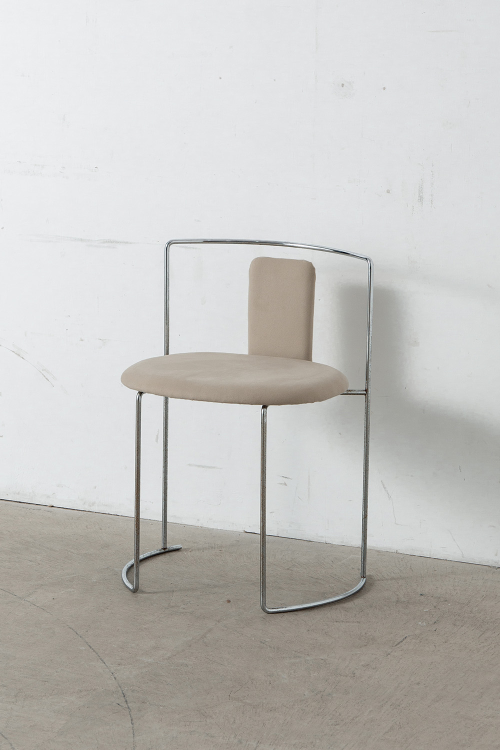 ‘Gaja’ Chair by Kazuhide Takahama for Cassina in Steel and Fabric