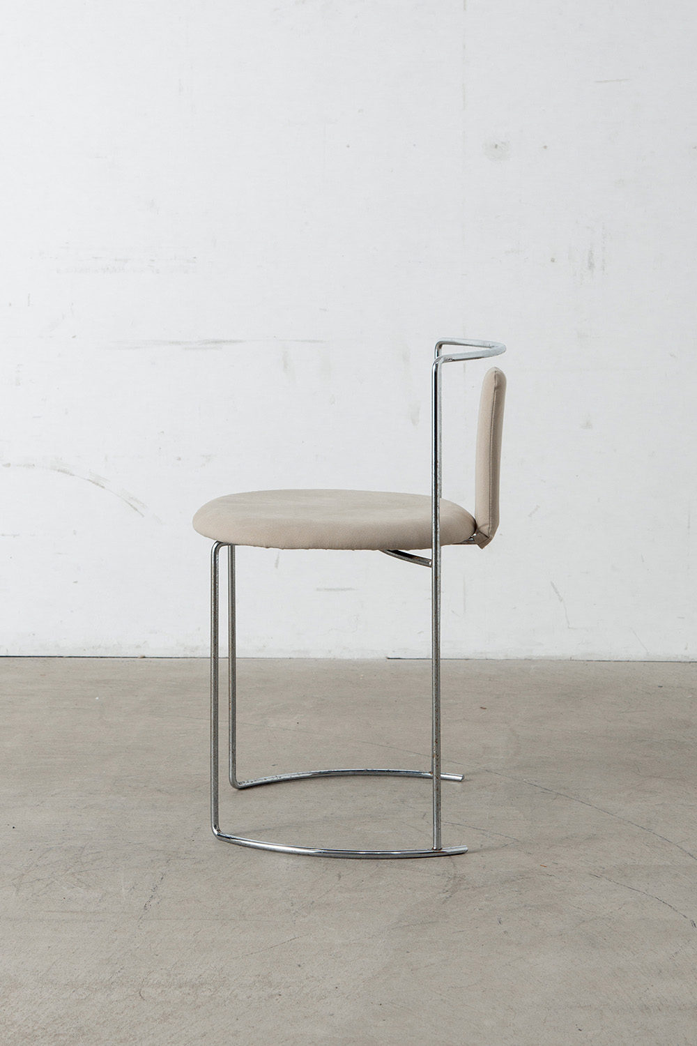 ‘Gaja’ Chair by Kazuhide Takahama for Cassina in Steel and Fabric
