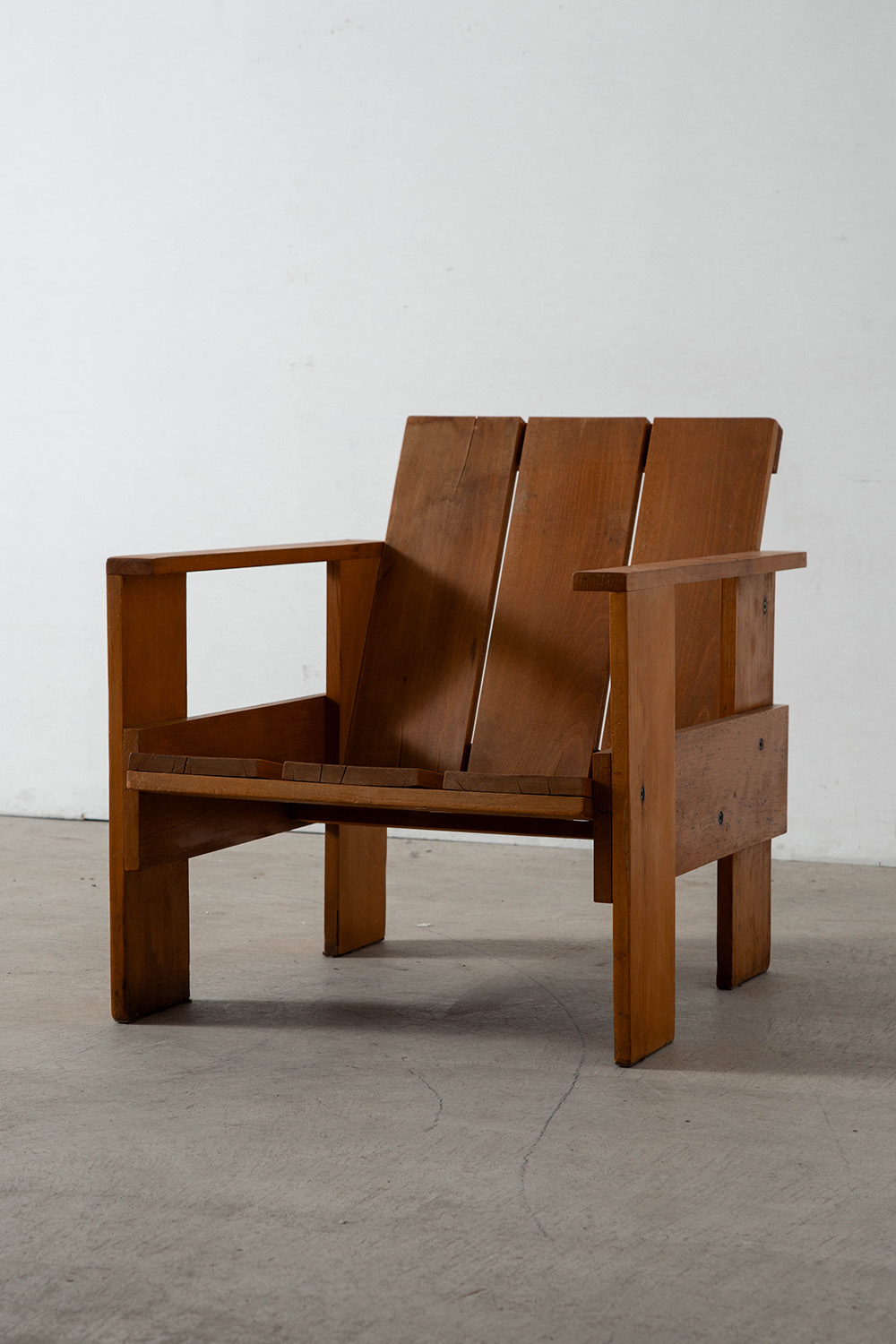 ‘Crate’ Lounge Chair by Gerrit Thomas Rietveld for Cassina in Pine
