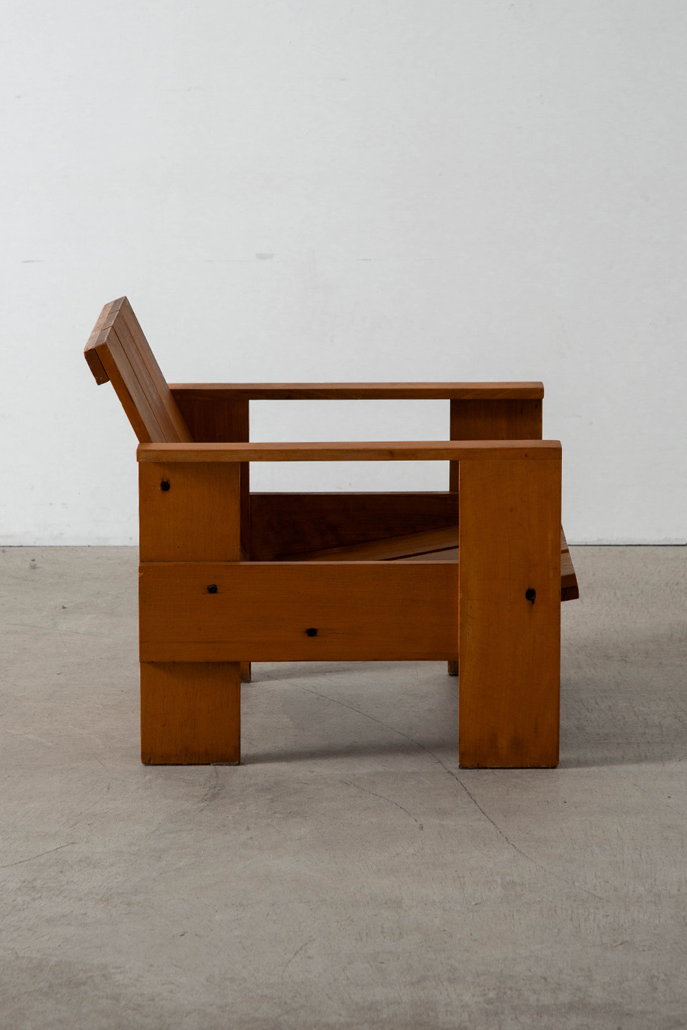 ‘Crate’ Lounge Chair by Gerrit Thomas Rietveld for Cassina in Pine