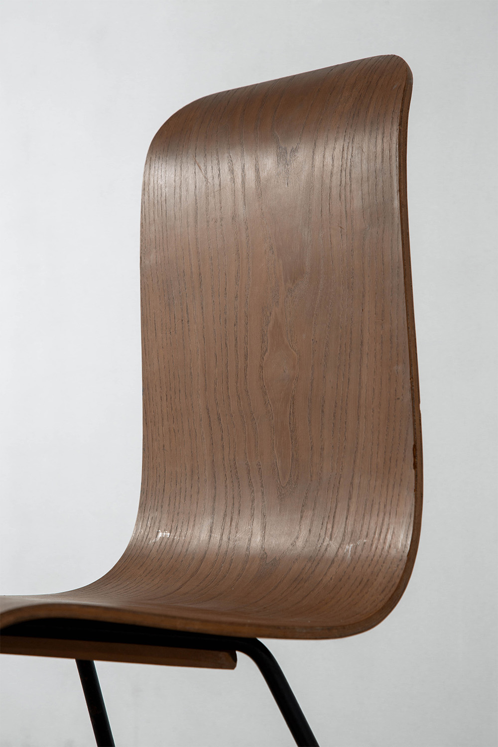 ‘Bellevue’ Chair by André Bloc for M.A.I in Wood and Steel
