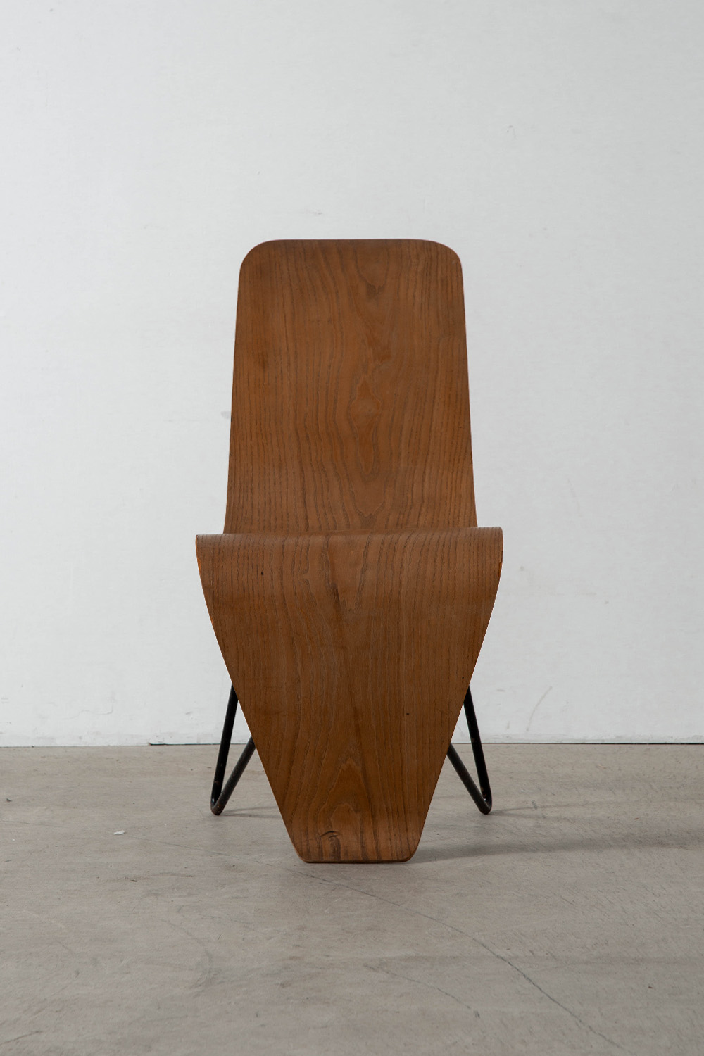 ‘Bellevue’ Chair by André Bloc for M.A.I in Wood and Steel