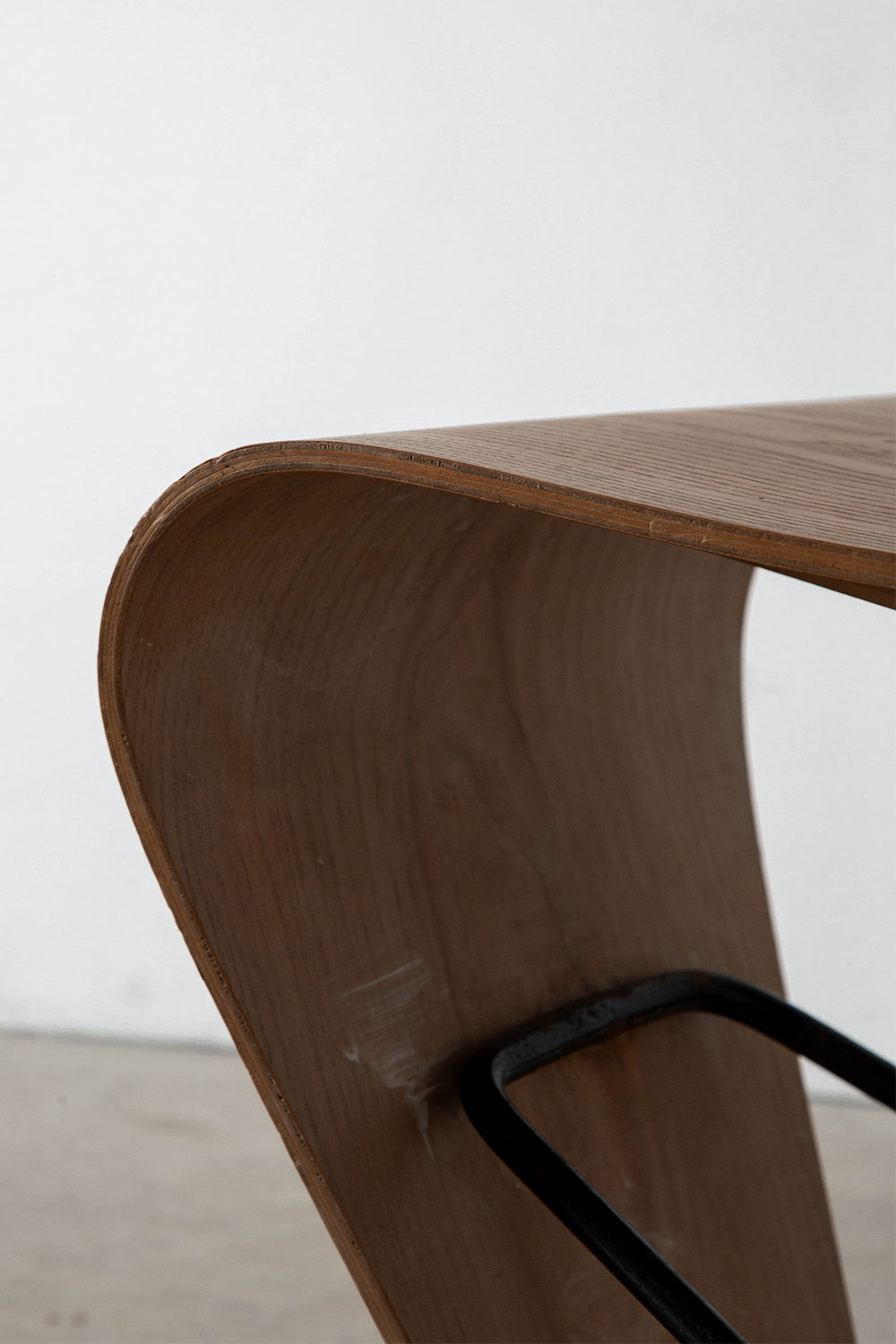 ‘Bellevue’ Chair by André Bloc for M.A.I in Wood and Steel
