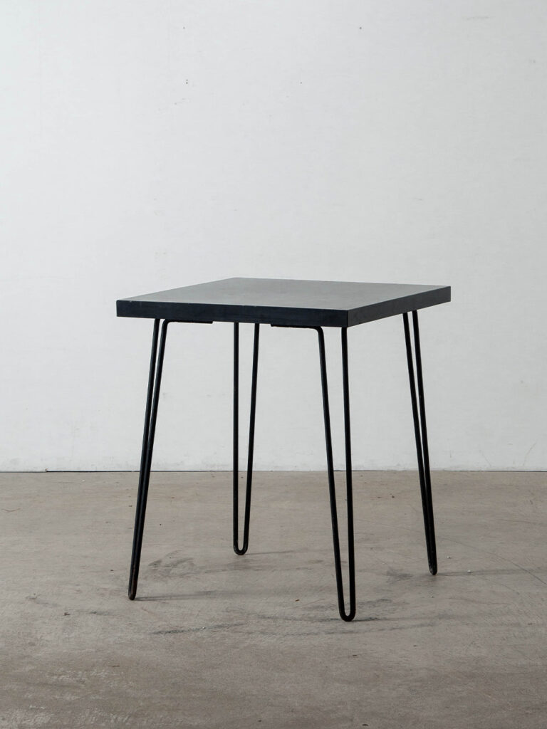 Side Table in Wood and Steel