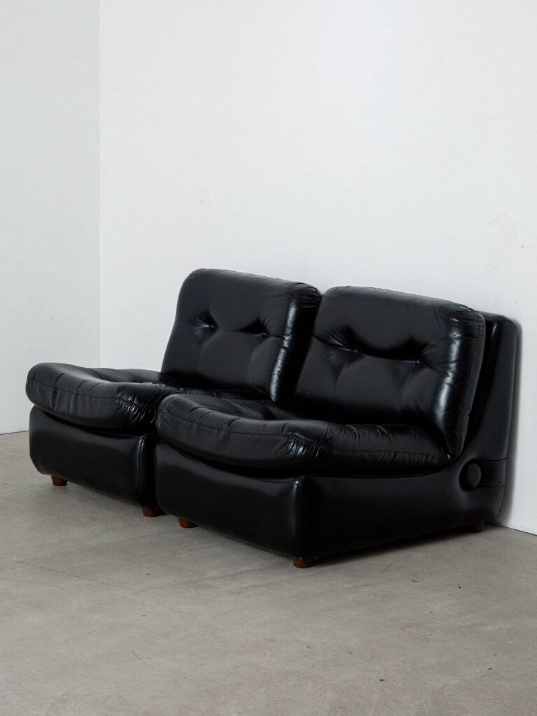 Vintage Sofa in Cow Leather