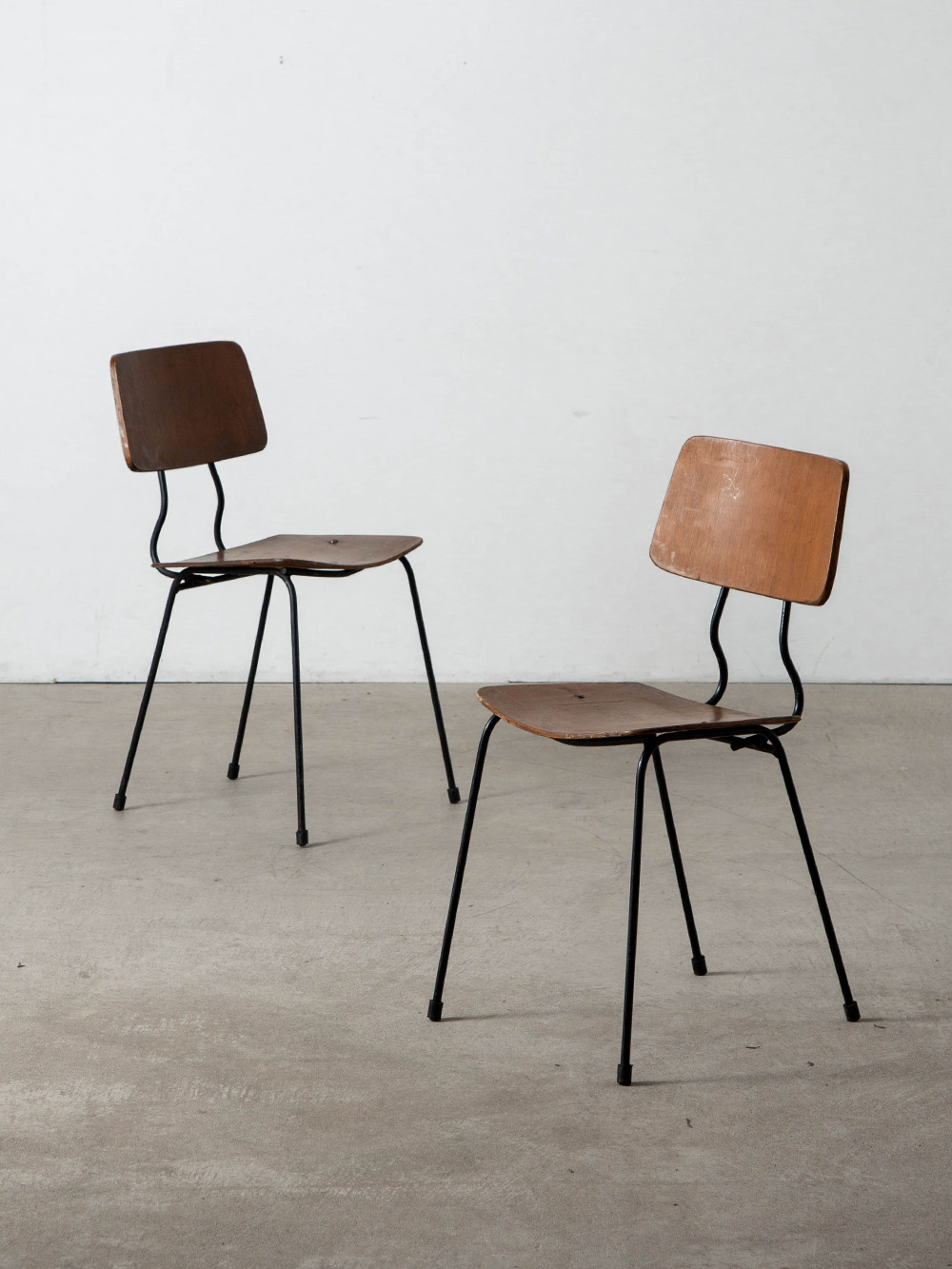 Dining Chair in Wood and Steel