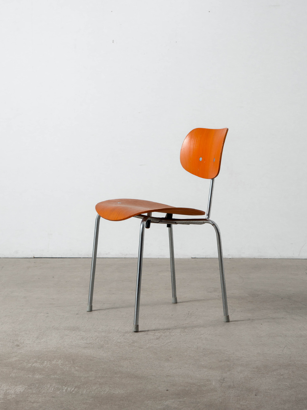 ‘SE 68’ Chair by Egon Eiermann for Wilde + Spieth in Wood and Steel