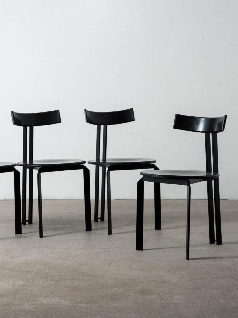 ‘Zeta’ Chair by Martin Haksteen for Harvink in Steel and Wood