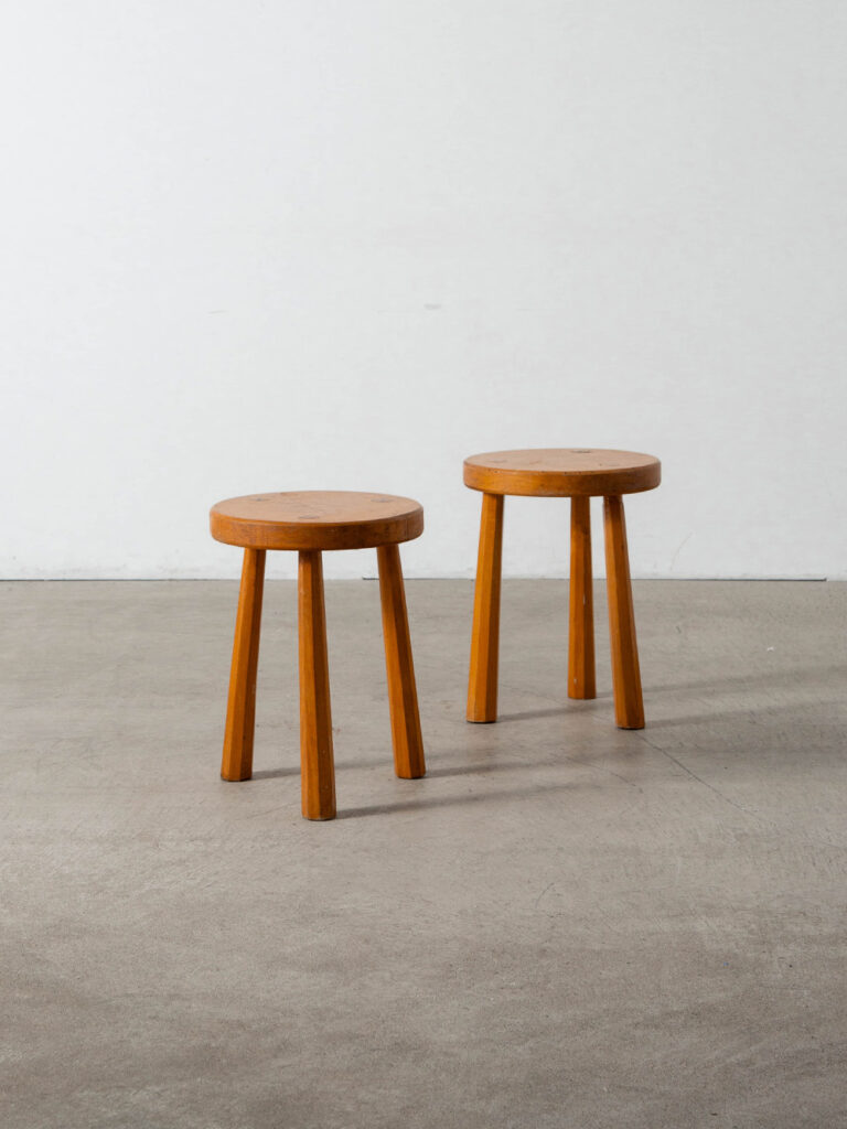 Vintage Stool in Pine
