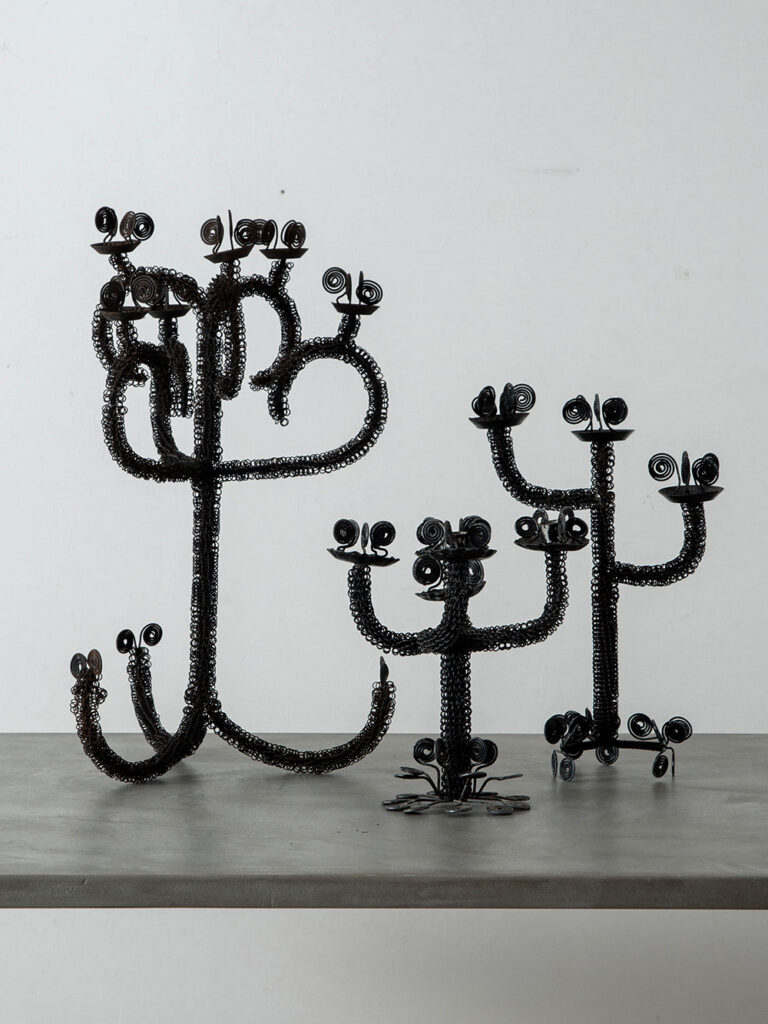 Candle Holder in Black