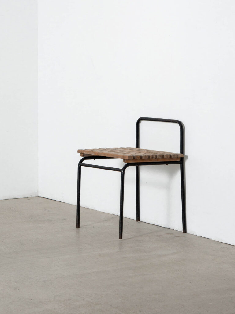 Luggage Rack in Wood and Steel